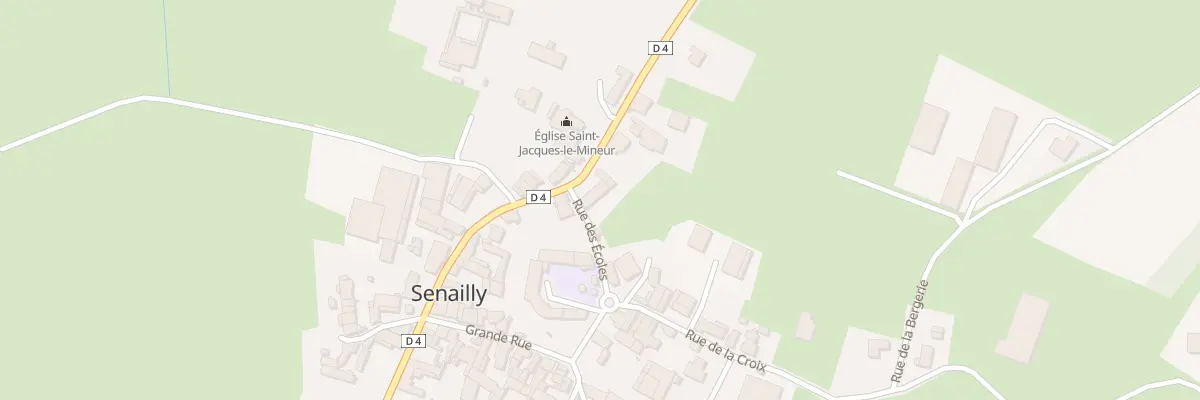 Plan du 7 Rue du Val d’Armançon à Senailly