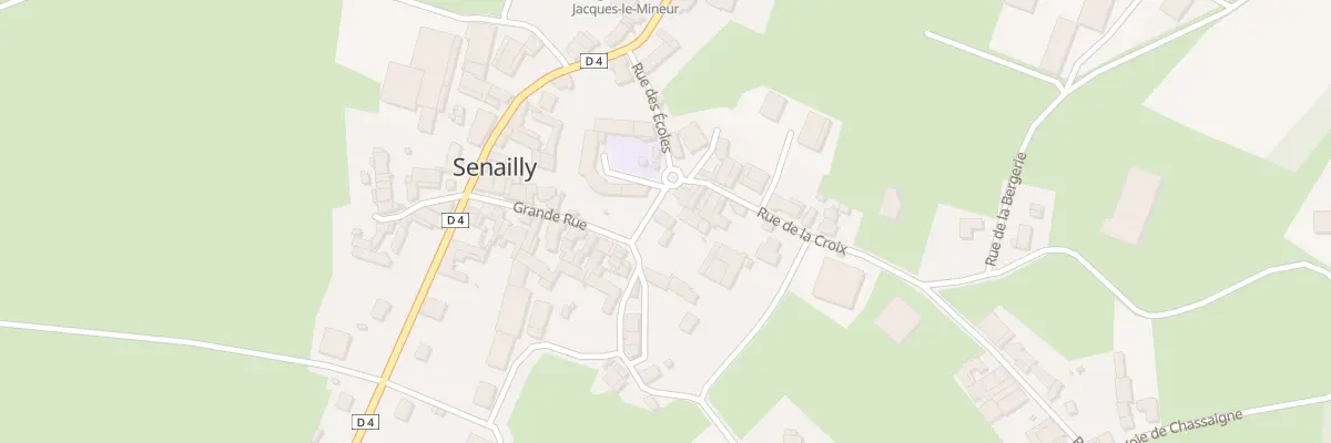 Plan du 7 Pl du Colombier à Senailly