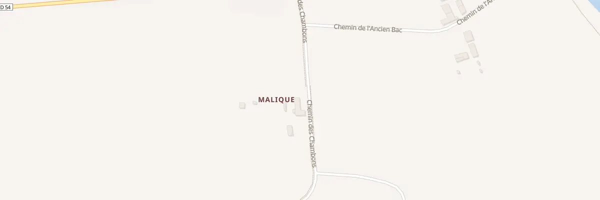 Plan du 254 Che des Chambons à Veauchette
