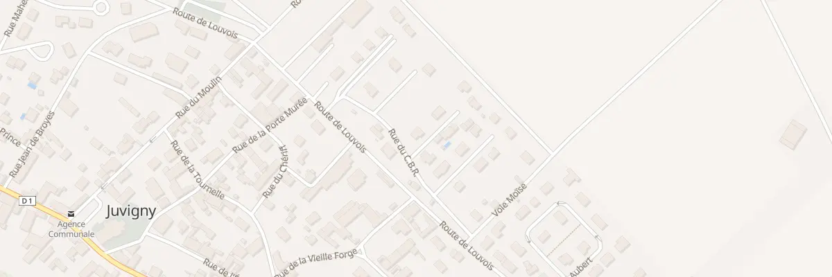 Plan du 1 Imp de la Gare à Juvigny
