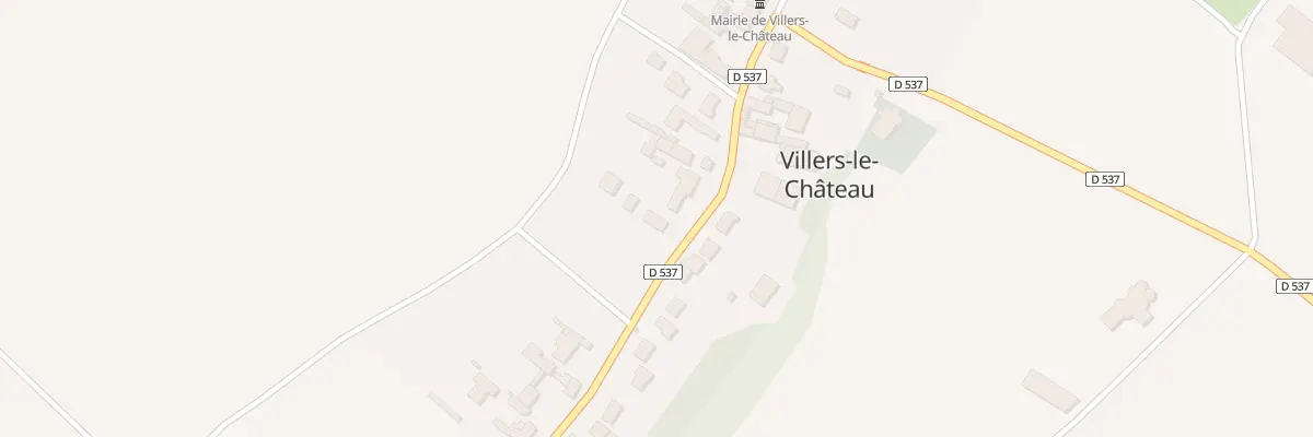 Plan du 18 Rue de la Fontaine St Maurice à Villers-le-Château