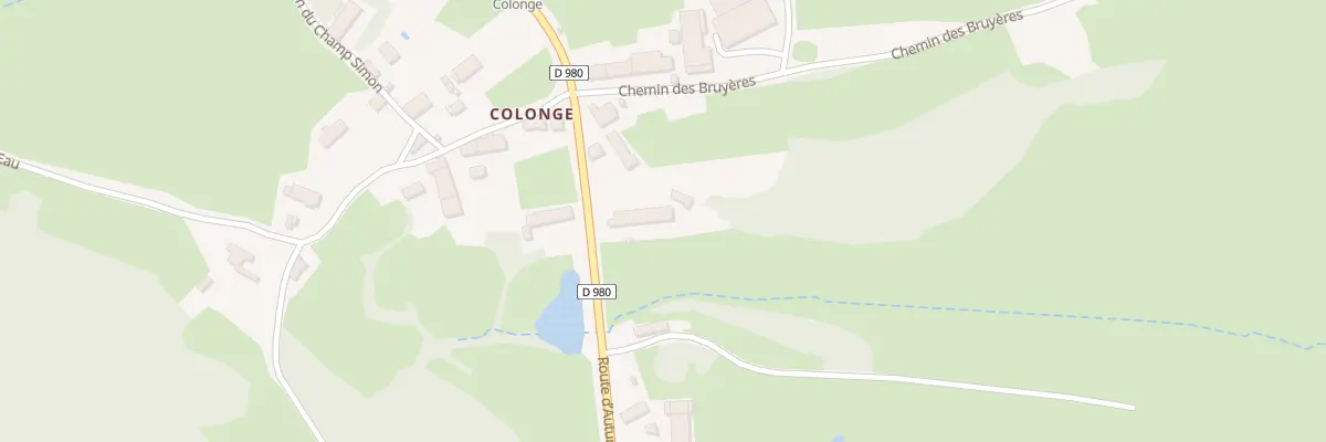 Plan du 883 Rte d’Autun à Reclesne