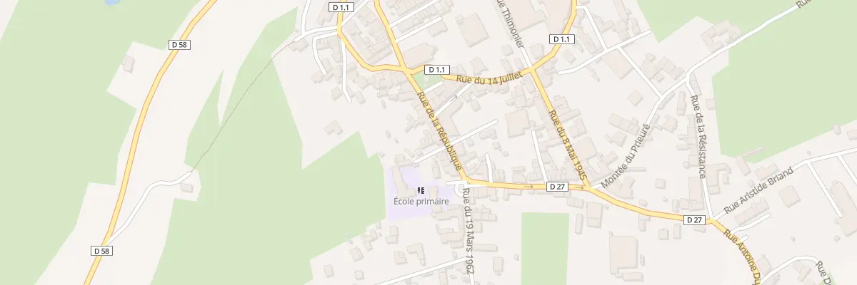 Plan du 20 Imp Jean de la Fontaine à Bussières