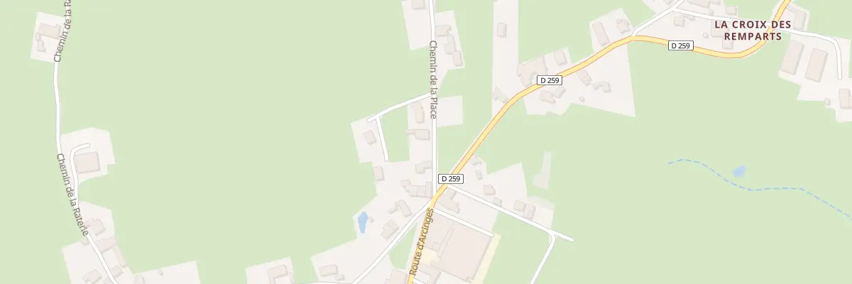 Plan du 63 Che de la Place à Coublanc