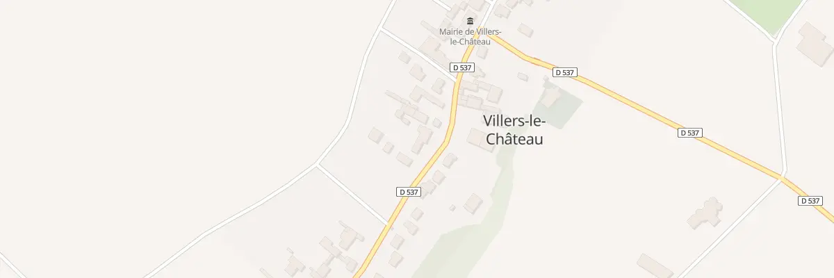 Plan du 16 Rue de la Fontaine St Maurice à Villers-le-Château