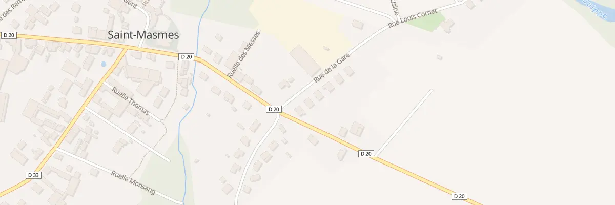 Plan du 6 Rue de la Gare à Saint-Masmes