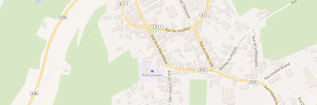 Plan du 8 Imp Jean de la Fontaine à Bussières