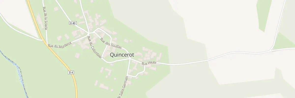 Plan du 3 Rue Haute à Quincerot
