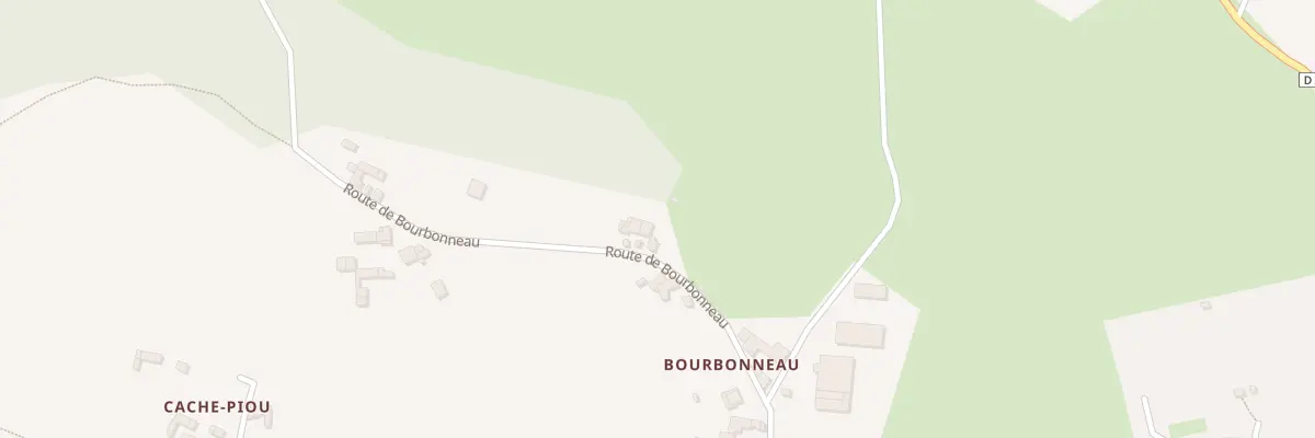 Plan du 750 Rte de Bourbonneau à Rozier-en-Donzy
