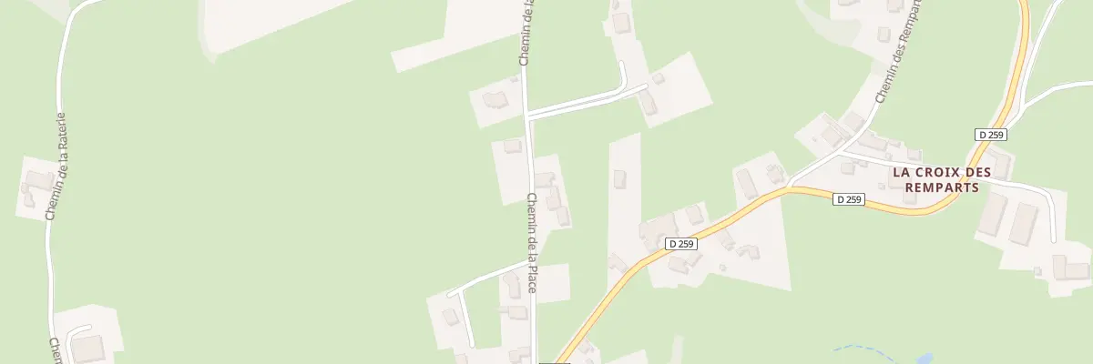 Plan du 182 Che de la Place à Coublanc