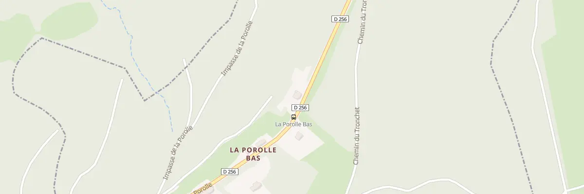 Plan du 1281 Rte de la Porolle à Mesvres