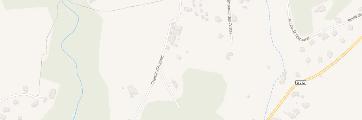 Plan du 197 Che d’Augnac à Rosières