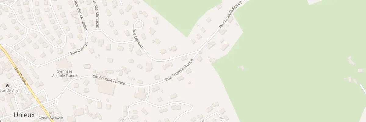 Plan du 38 Rue Danton à Unieux