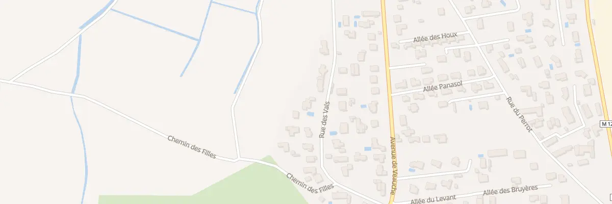 Plan du 28 Rue des Vals à Andrézieux-Bouthéon