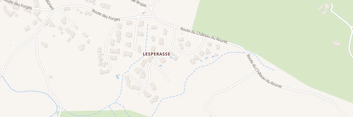 Plan du 93 Rue des Hauts de Lespérasse à Grospierres