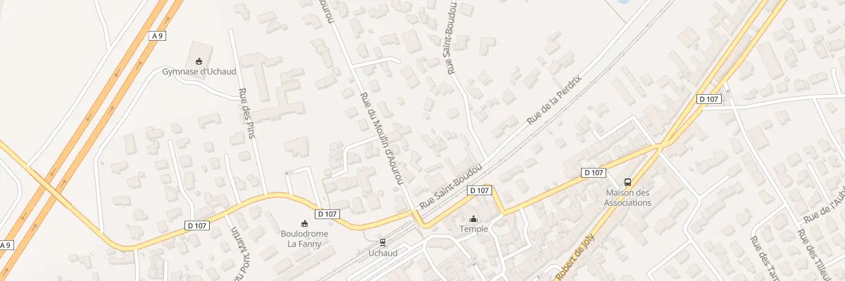 Plan du 2T Rue du Moulin d’Aouro à Uchaud