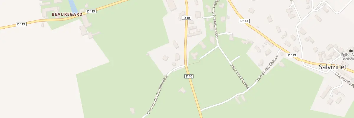 Plan du 210 Rte de Salt à Salvizinet