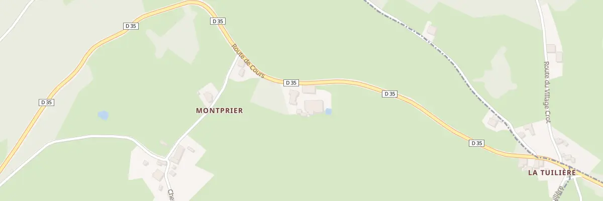 Plan du 3330 Rte de Cours à Cuinzier