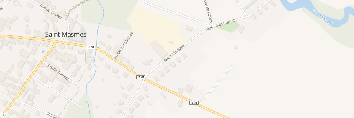 Plan du 18 Rue de la Gare à Saint-Masmes