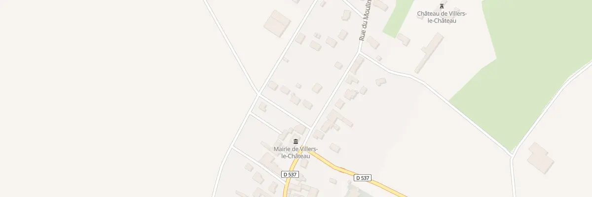 Plan du 4 Rue du Mont Térignon à Villers-le-Château