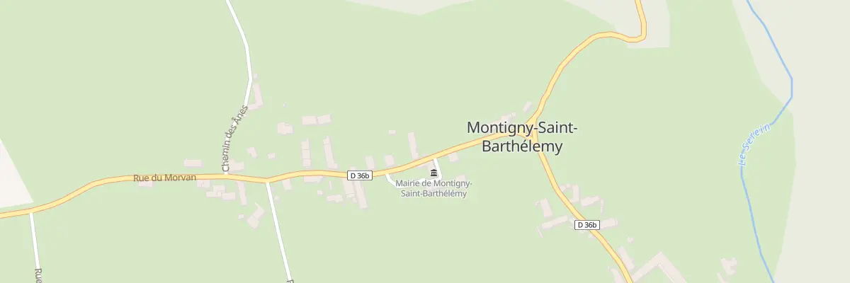 Plan du 6 Rue du Morvan à Montigny-Saint-Barthélemy