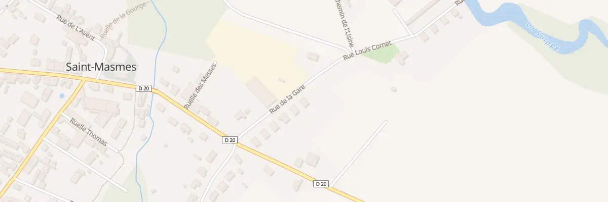 Plan du 22 Rue de la Gare à Saint-Masmes