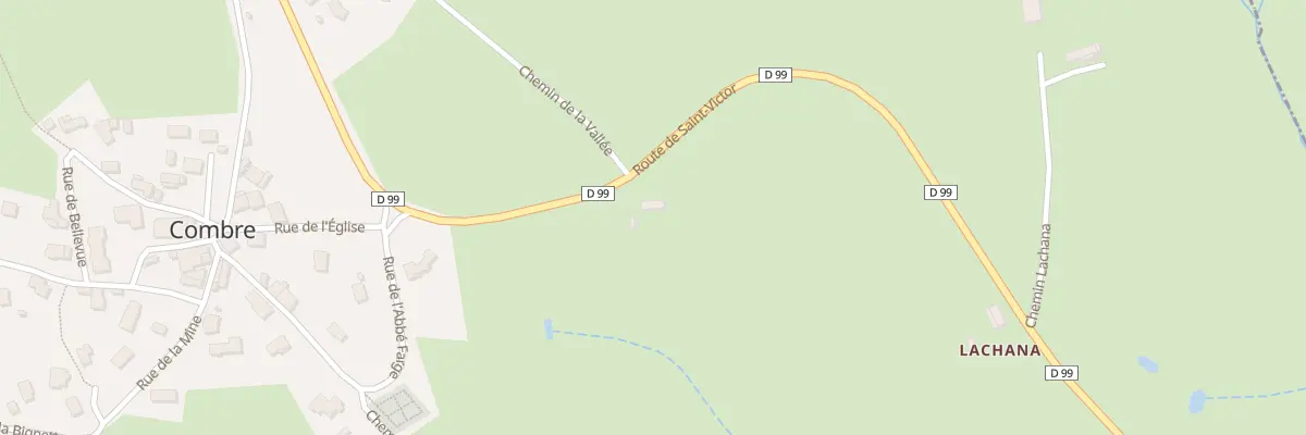 Plan du 856 Rte de Saint Victor à Combre