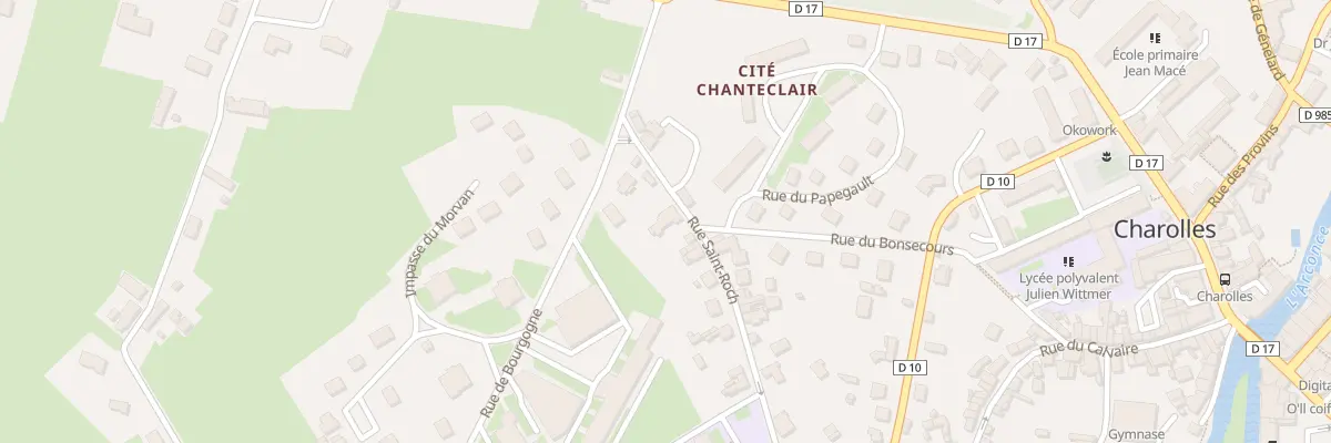 Plan du 13 Rue St Roch à Charolles