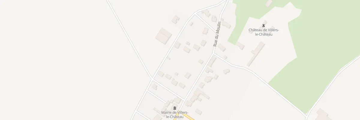 Plan du 3 Rue du Château à Villers-le-Château