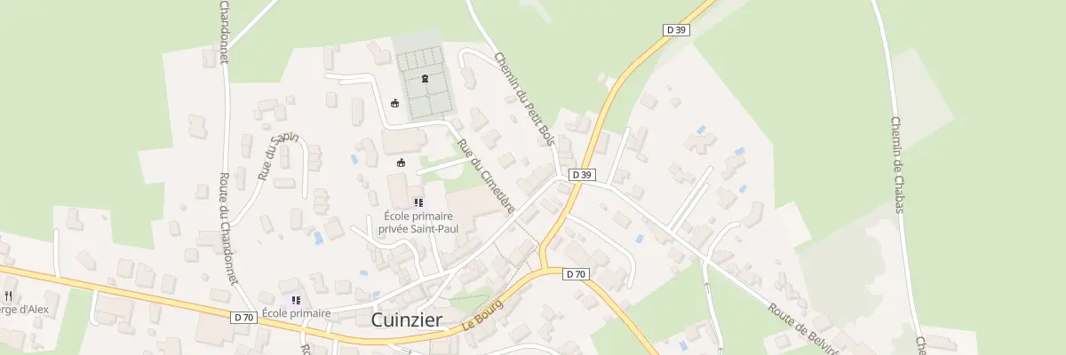 Plan du 27 Rue du 8 Mai 1945 à Cuinzier