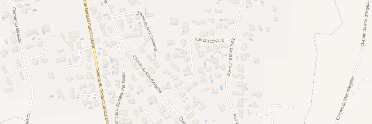 Plan du 7B Rue des Oliviers à La Calmette
