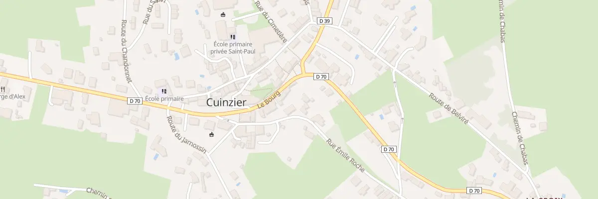 Plan du 95 Rue Emile Roche à Cuinzier