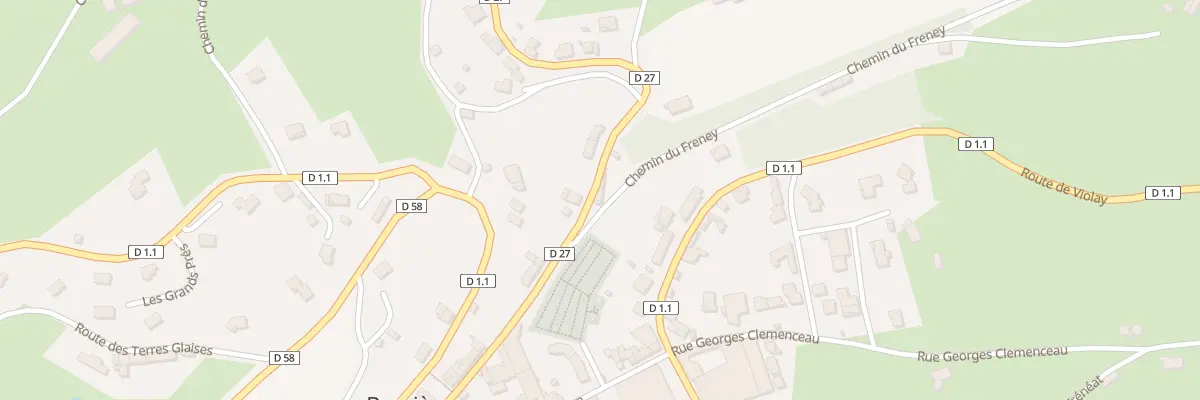 Plan du 244 Rue du Stade à Bussières