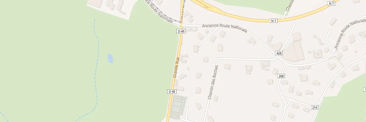 Plan du 401 Grande Rue à Fourneaux