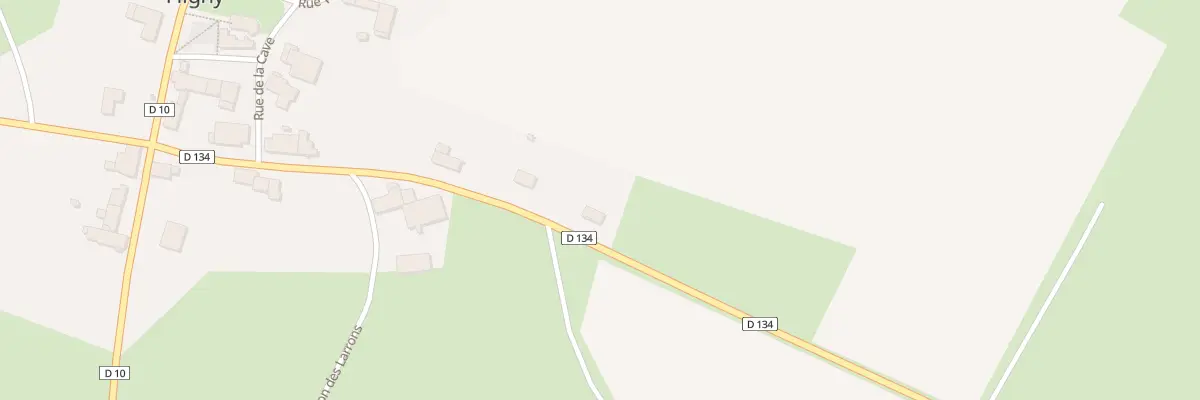 Plan du 45 Rte de Tarzy à Fligny
