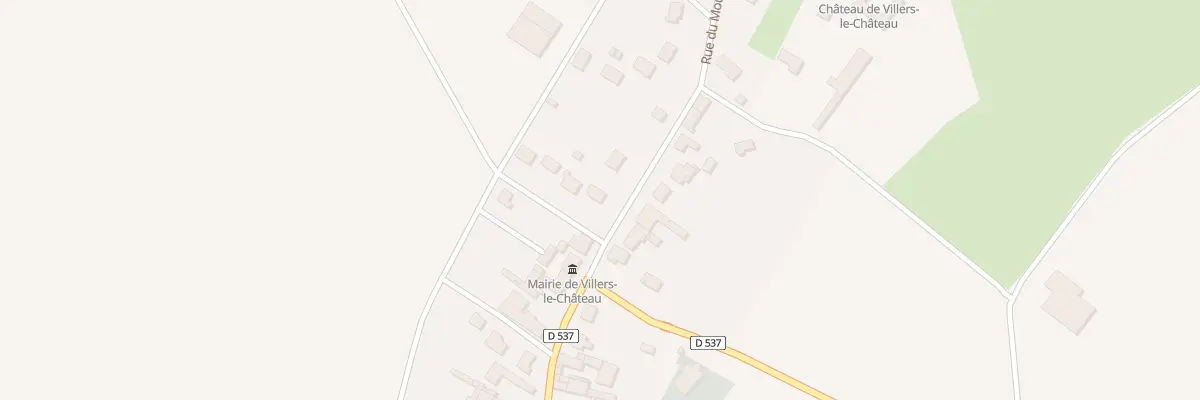 Plan du 2 Rue du Mont Térignon à Villers-le-Château