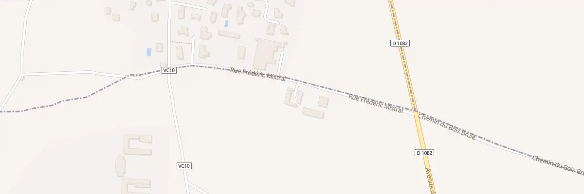 Plan du 1 Rue Frédéric Mistral à Veauche