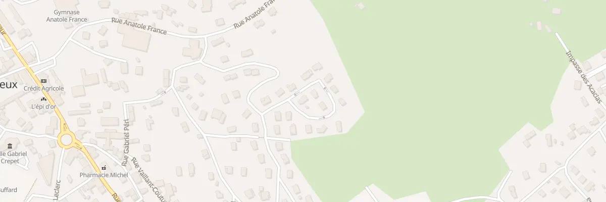 Plan du 14 Rue des Tilleuls à Unieux