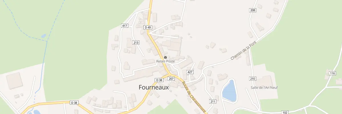 Plan du 11 Pl de l’Eglise à Fourneaux