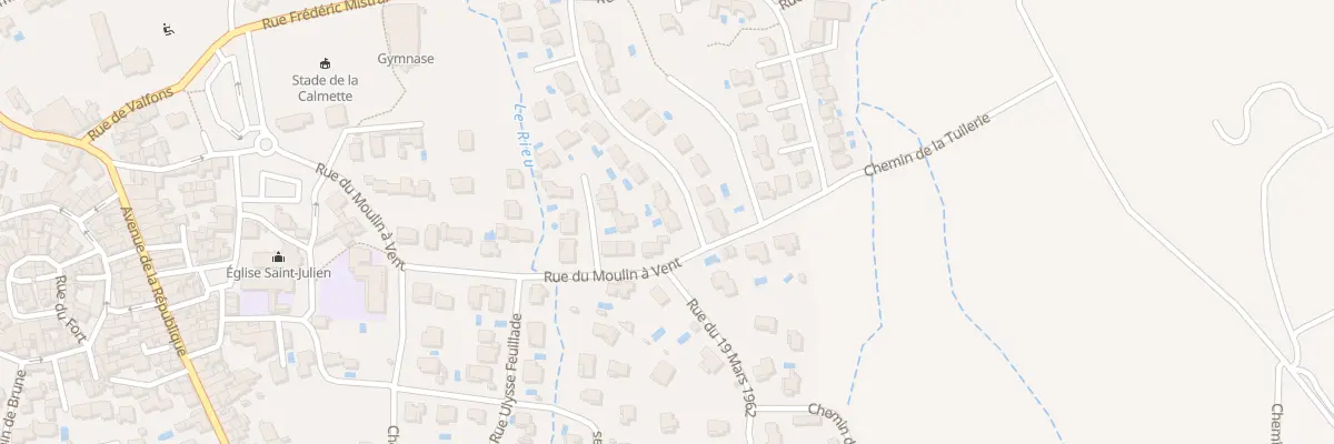 Plan du 22 Rue des Rainettes à La Calmette