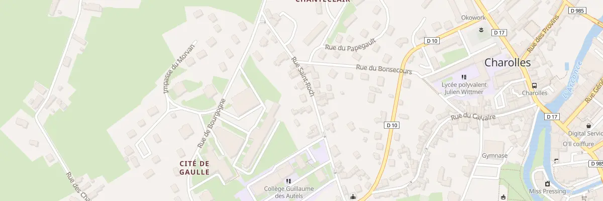 Plan du 7B Rue St Roch à Charolles