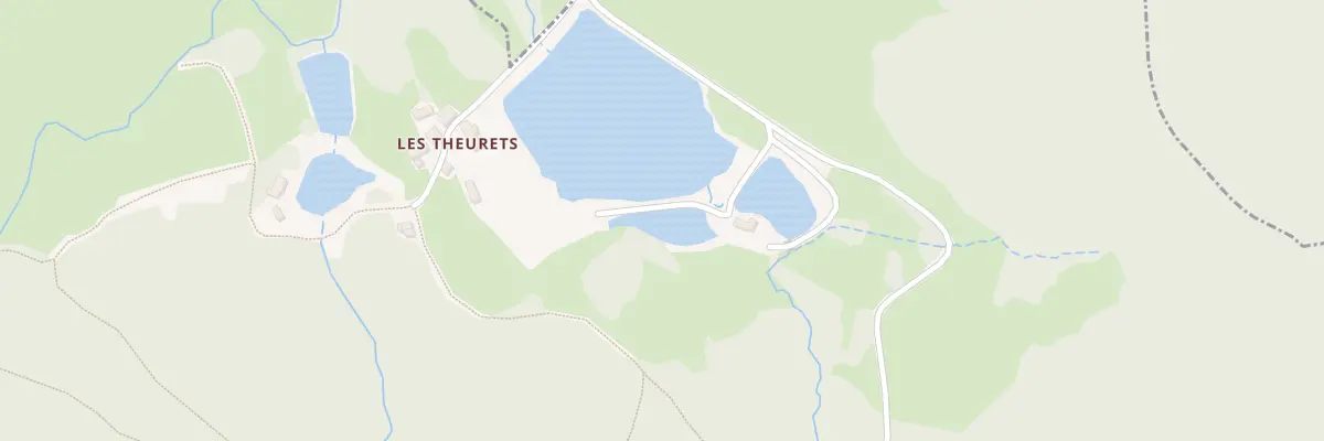 Plan du 5089 Les Theurets à Uchon