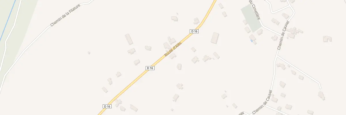 Plan du 293 Rte d’Ales à Rivières
