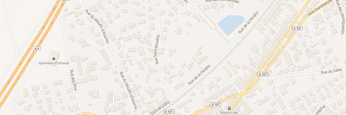 Plan du 6 Rue St Boudou à Uchaud