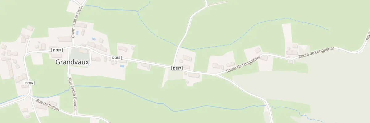 Plan du 5029 Le Bourg à Grandvaux