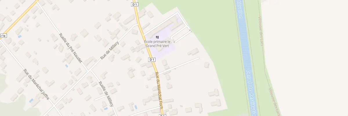 Plan du 12 Rue du Maréchal Foch à Lusigny-sur-Barse