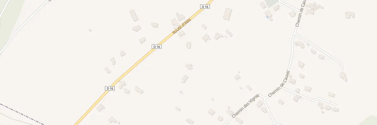 Plan du 343 Rte d’Ales à Rivières