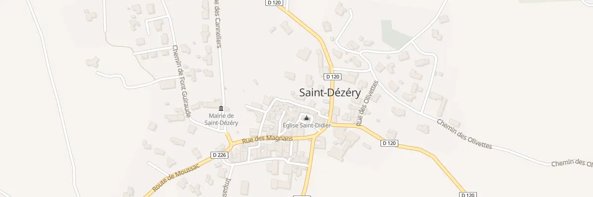 Plan du 5 Rue des Puits à Saint-Dézéry
