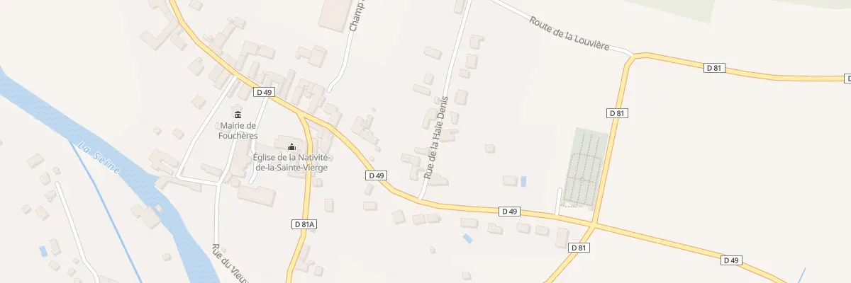 Plan du 5 Rue de la Haie Denis à Fouchères