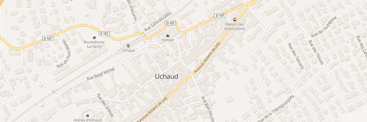 Plan du 2 Rue des Aliziers à Uchaud